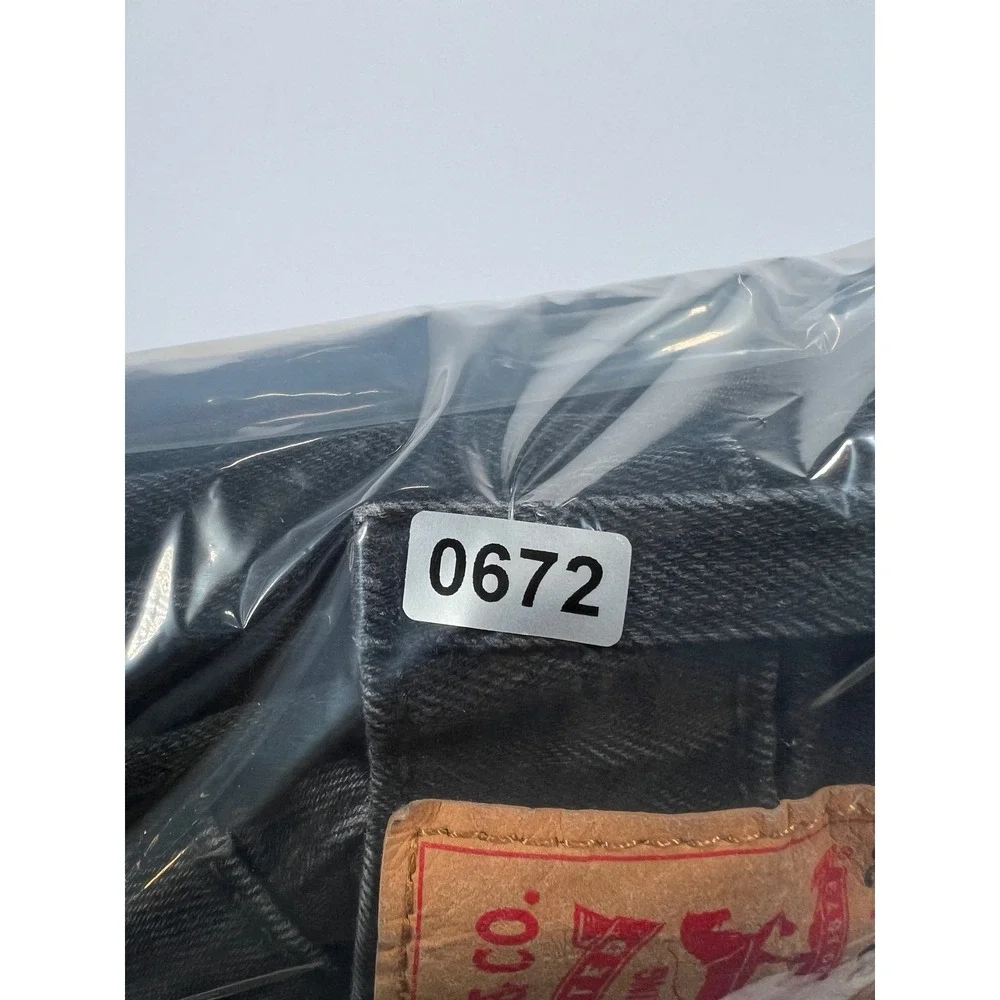 Levi's 511 Slim Fit Mens 32x32 Black Denim Stretch Casual Jeans 0672